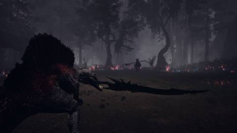 There’s a dinosaur soulslike launching on Steam this week where you’re a spinosaurus swinging a greatsword with your mouth who just might be able to parry the meteor