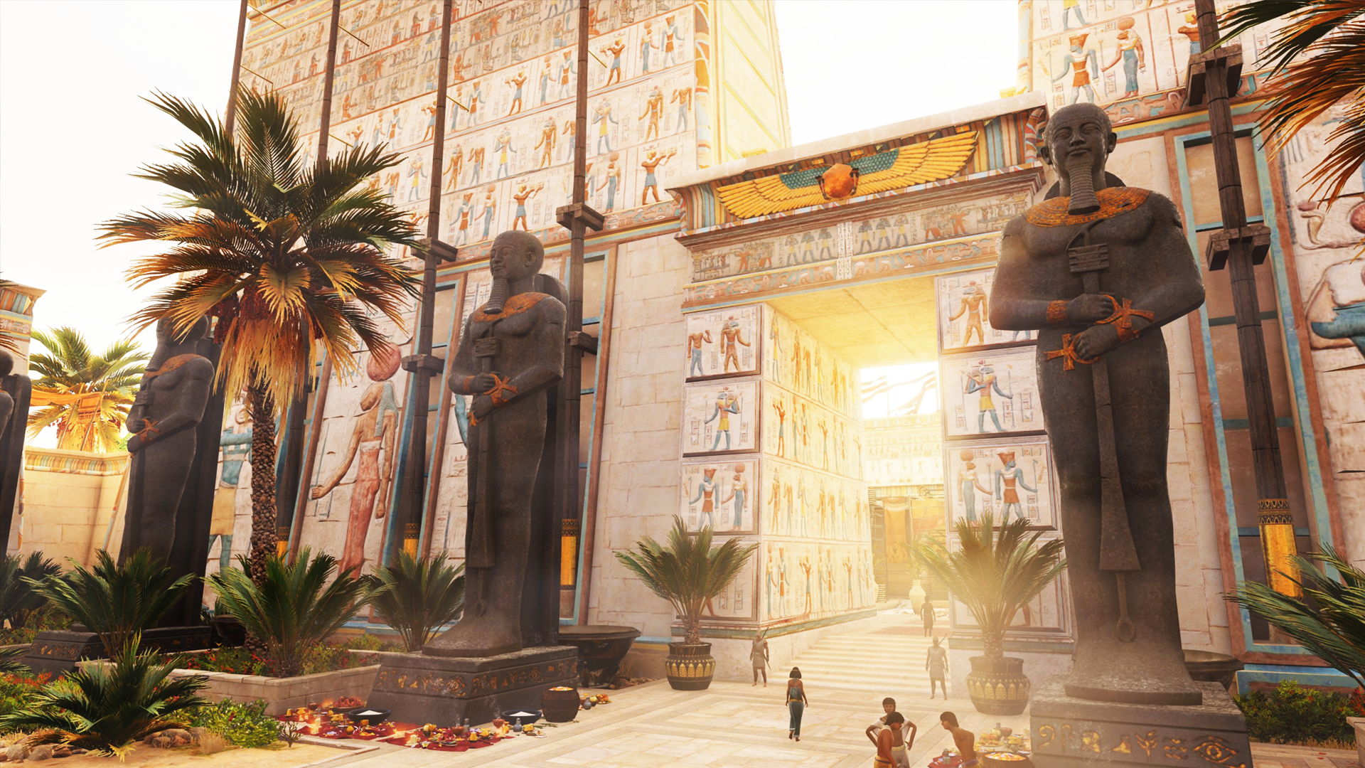 Memphis's entryway in AC Origins