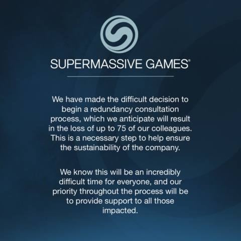 3 months after the release of Directive 8020, Supermassive Games is laying off even more people