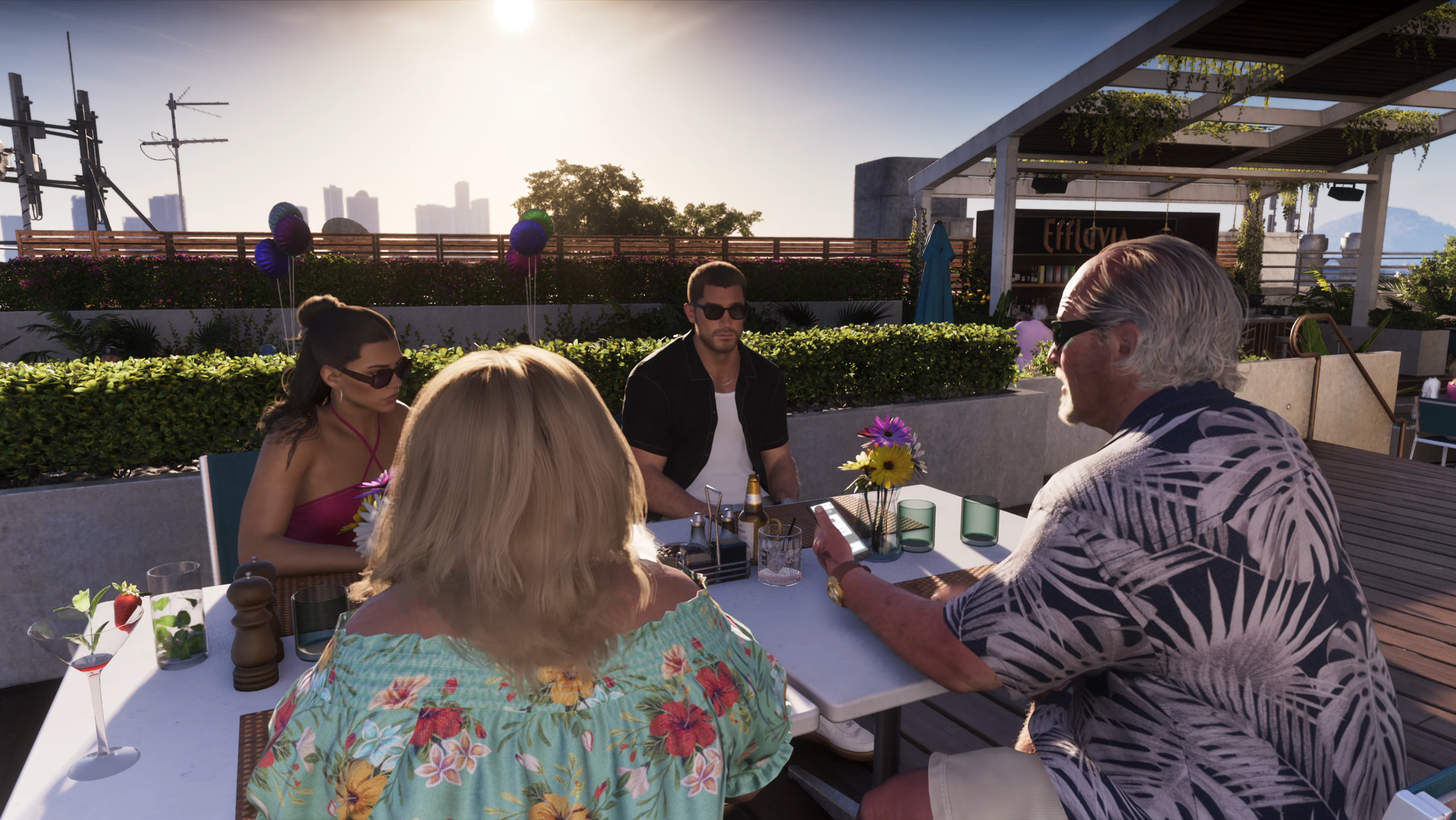 GTA 6 rooftop meeting scene