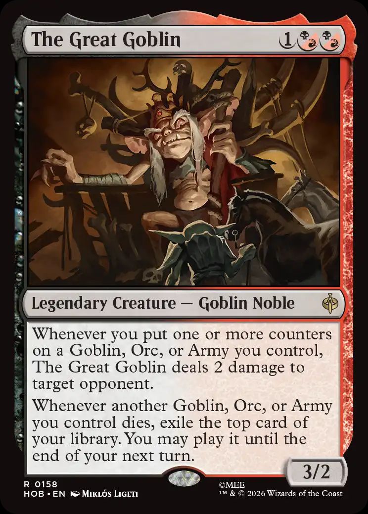 A card from The Hobbit set