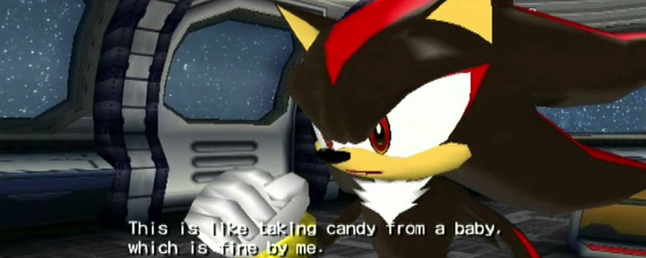 Shadow the Hedgehog in his game, Shadow the Hedgehog
