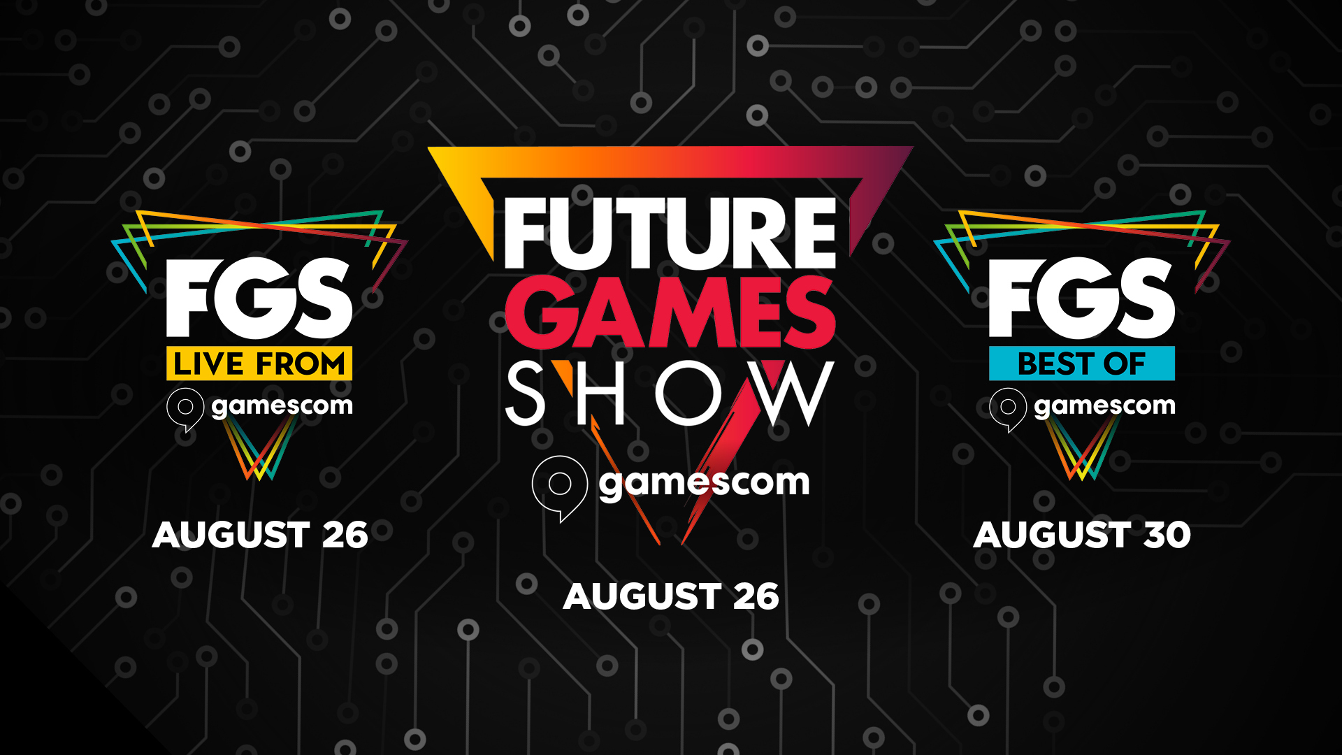 Future Games Show at Gamescom 2026 logos