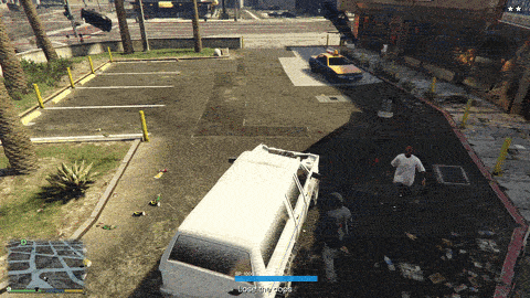 I attempted to become a professional driver in a GTA 5 where every car had no friction