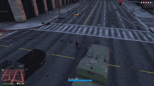 SAM truck gets hit by own rocket.