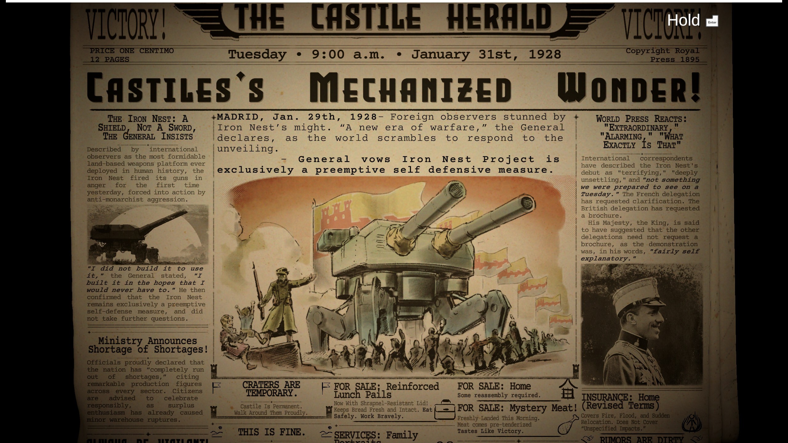 Iron Nest - Newspaper