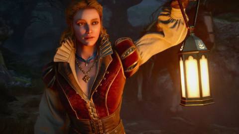 It sure seems like The Witcher 3: Songs of the Past is introducing at least one new romanceable character for Geralt to woo