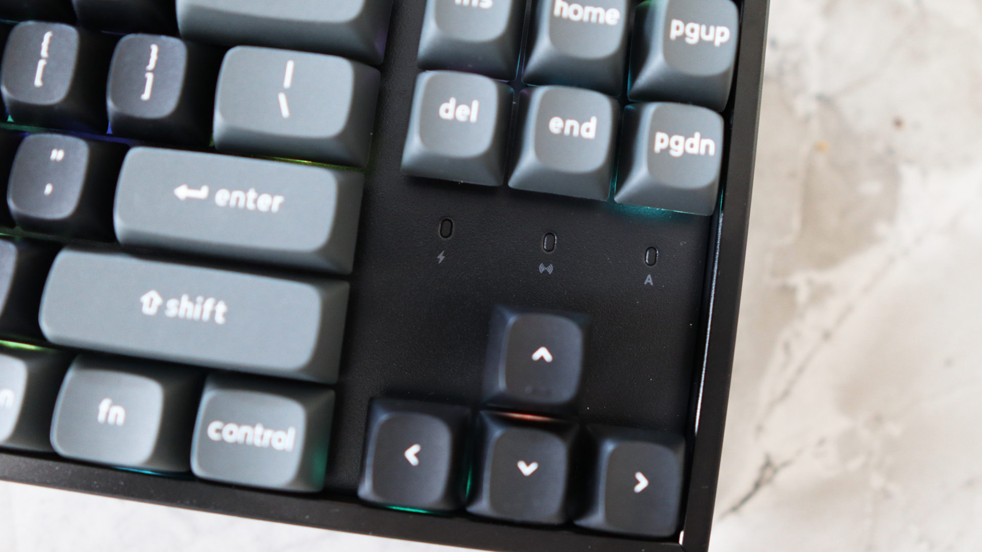 The Keychron K8 Ultra 8K on a table.