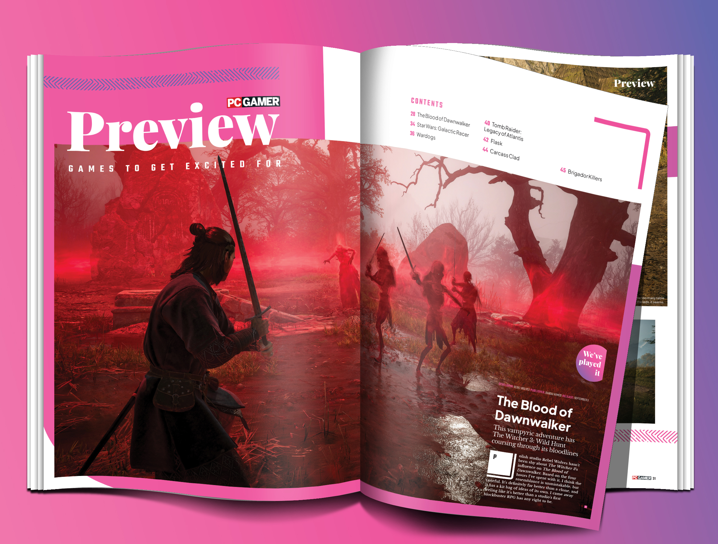 Onimusha Way of the Sword issue of PC Gamer magazine 426