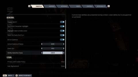 PSA: Swap the radial ability menu in Star Wars Zero Company for more of a trad XCOM-style experience
