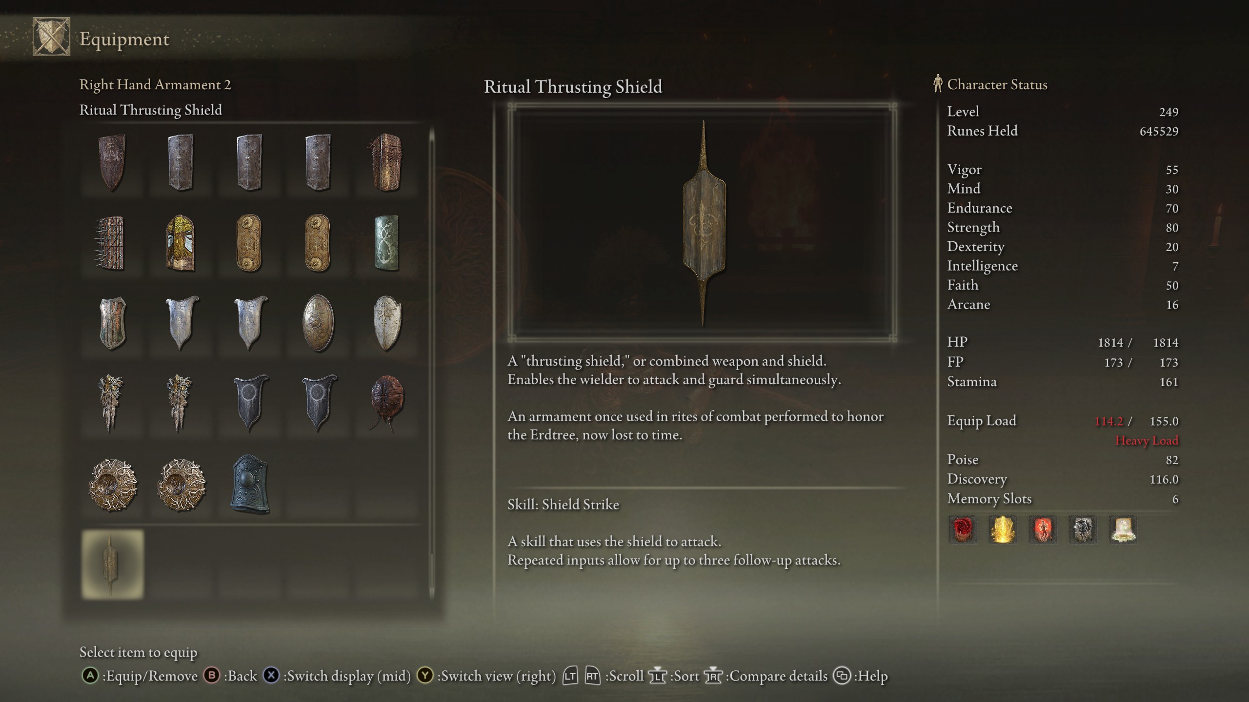 Elden Ring Tarnished Edition - Ritual Thrusting Shield