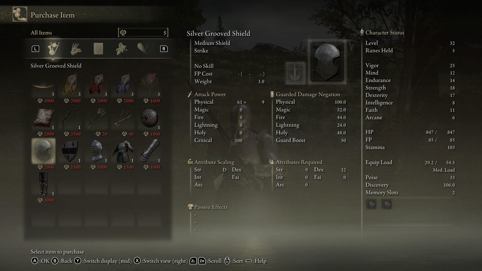 Elden Ring Tarnished Edition armor sets - Silver Grooved Set
