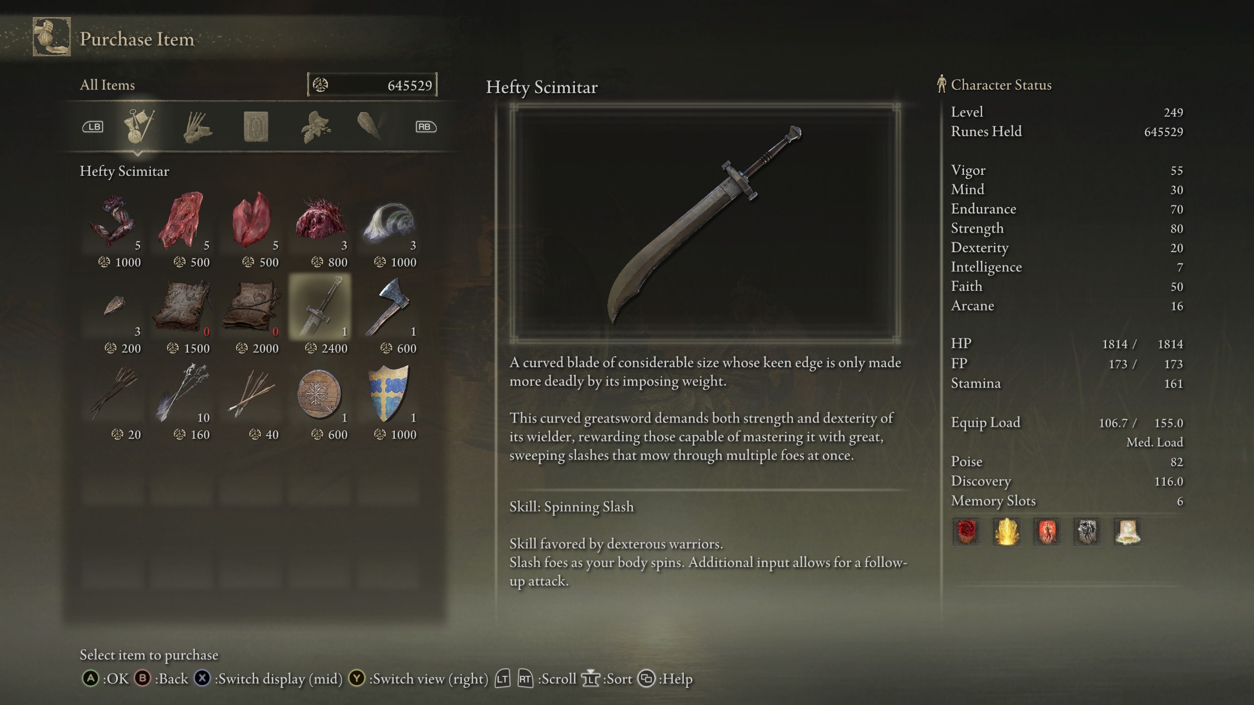Elden Ring Tarnished Edition - Hefty Scimitar