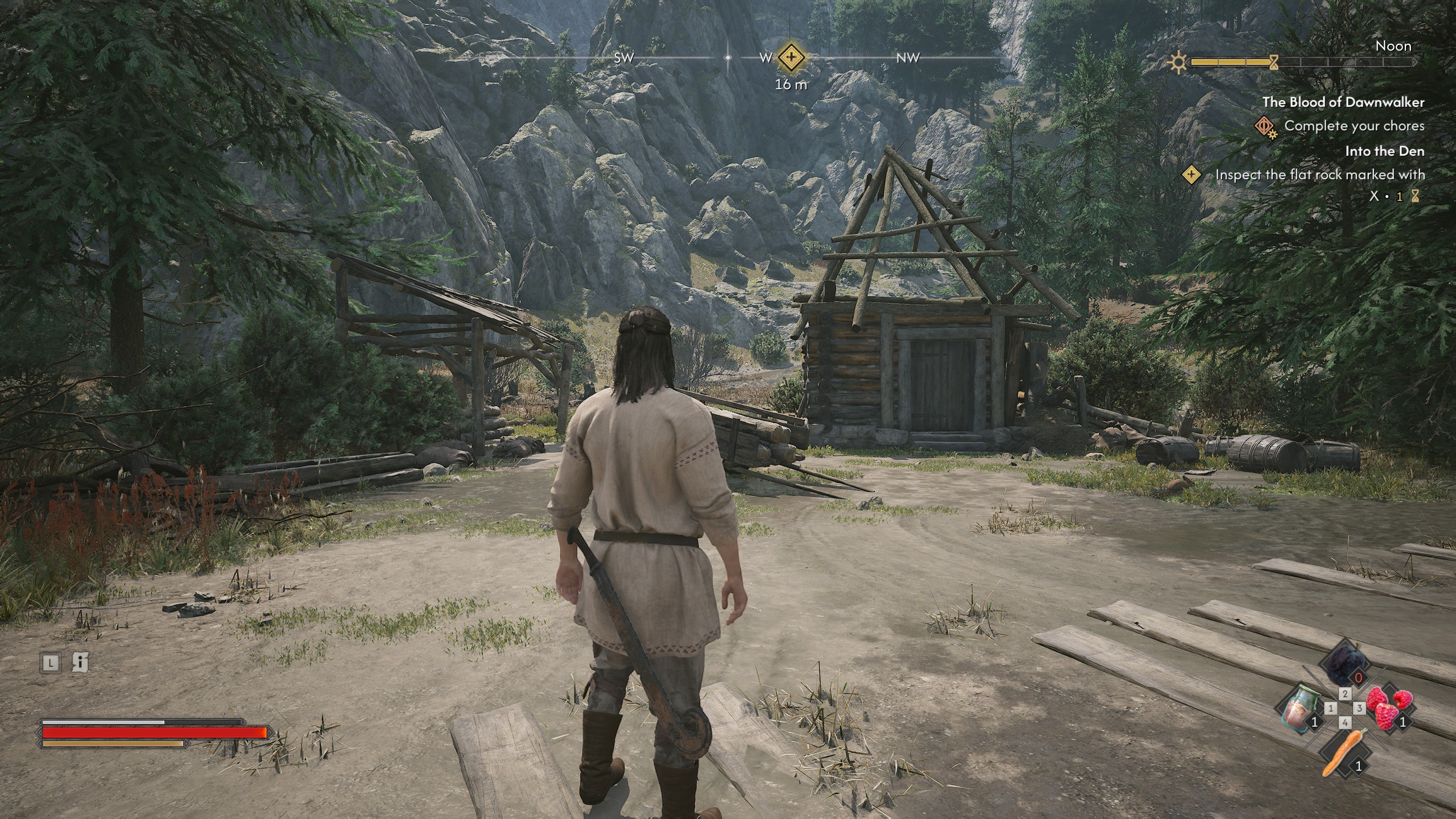 Blood of Dawnwalker Into the Den - Treasure location