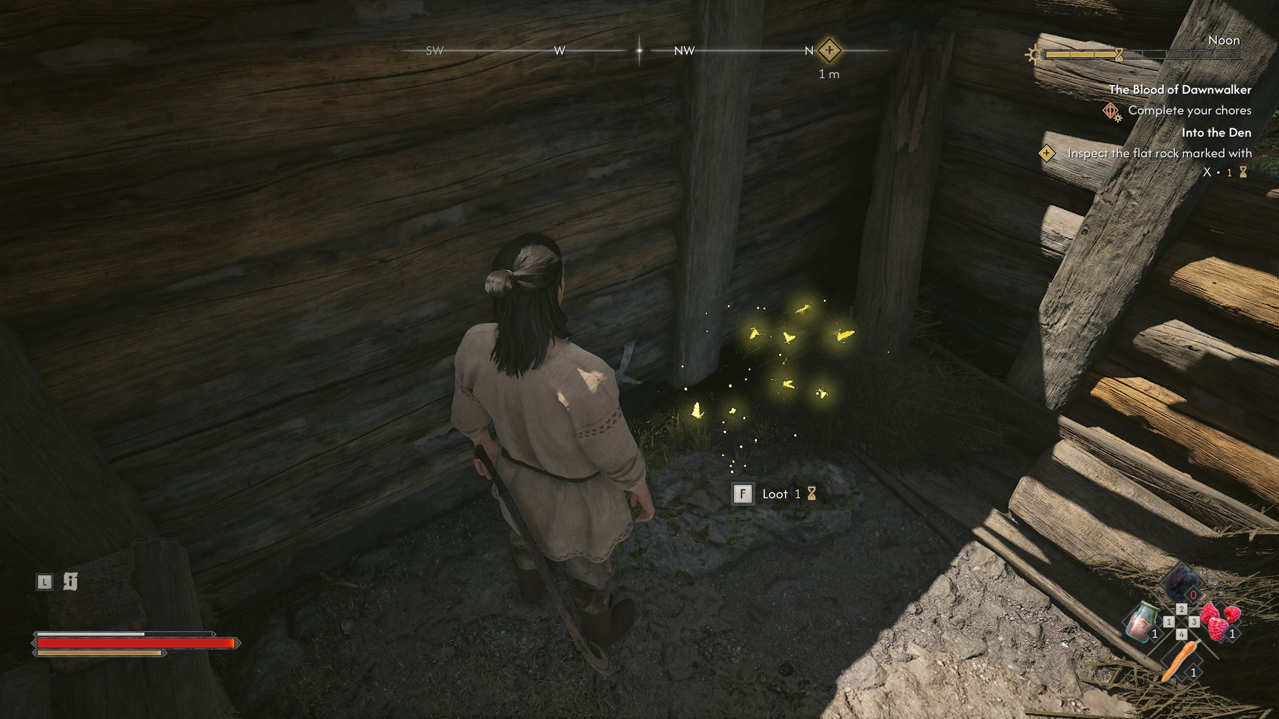Blood of Dawnwalker Into the Den - Treasure