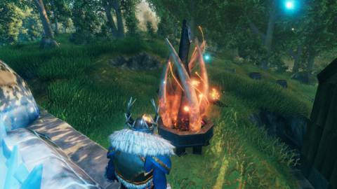 How to mine the petrified Gammeltroll in Valheim