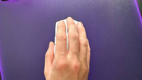 Micropost: I use my ring finger for right mouse button