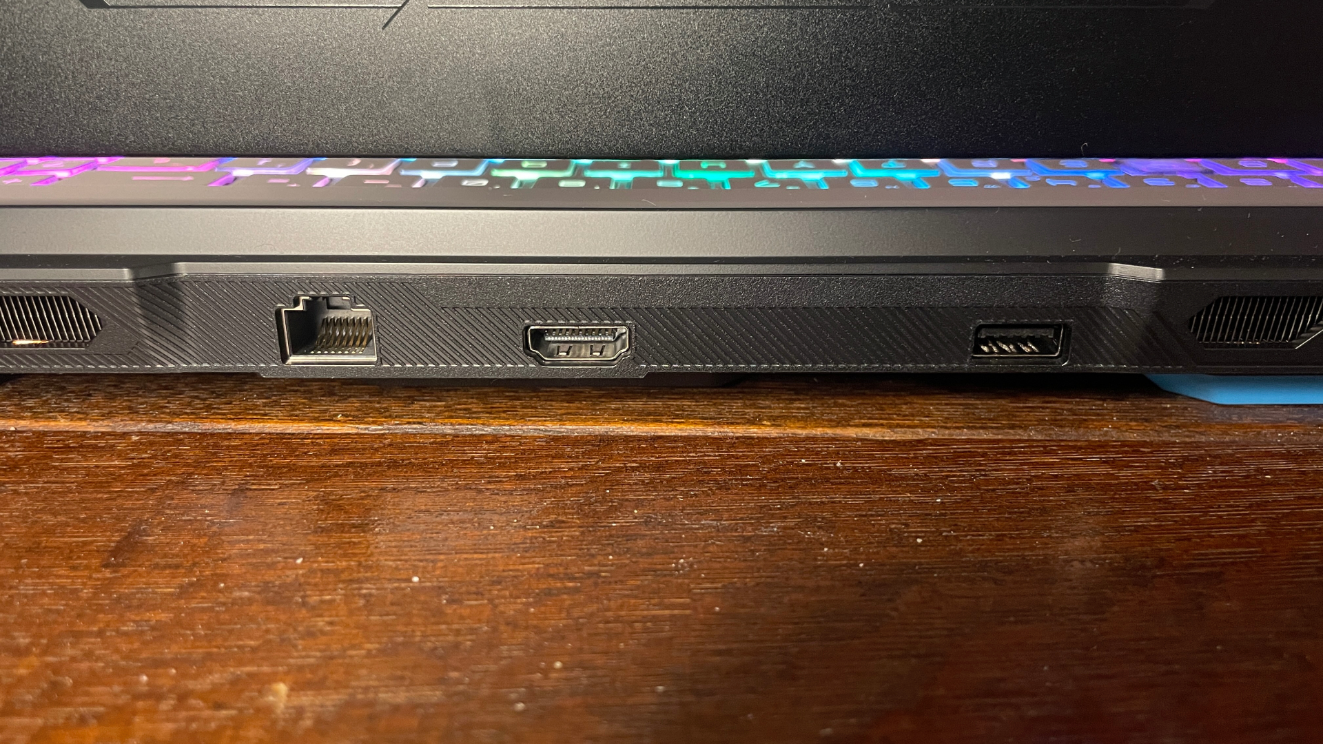 An MSI Crosshair 16 Max HX E2W gaming laptop.
