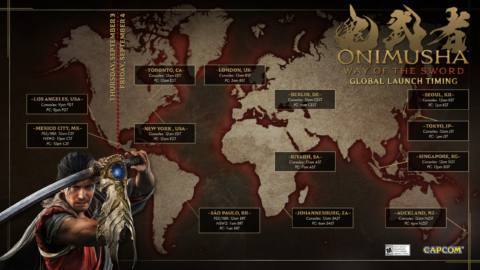 Onimusha: Way of the Sword launch times and release date