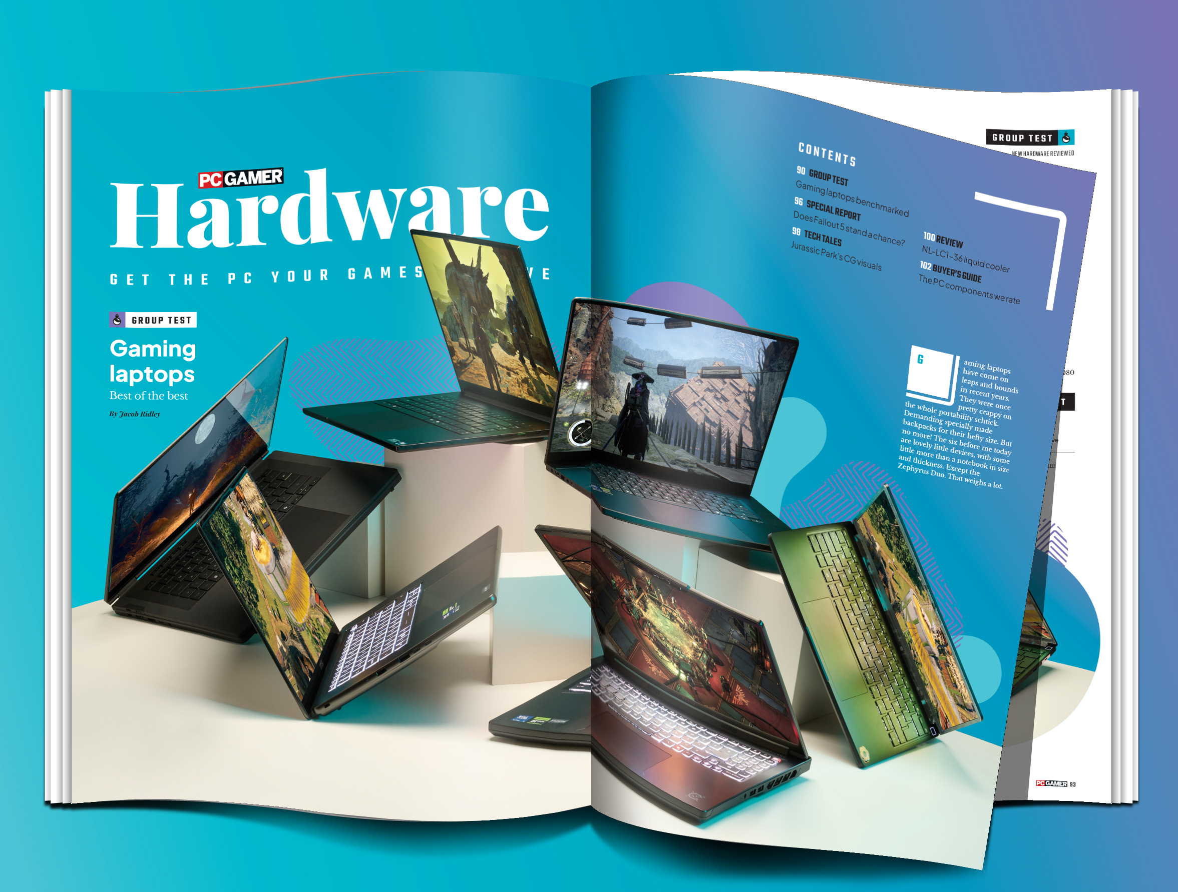 The Witcher 3: Wild Hunt – Songs of the Past issue of PC Gamer magazine