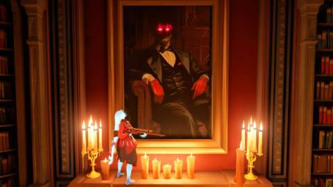 The eyes of Valve’s creepy portrait are glowing again