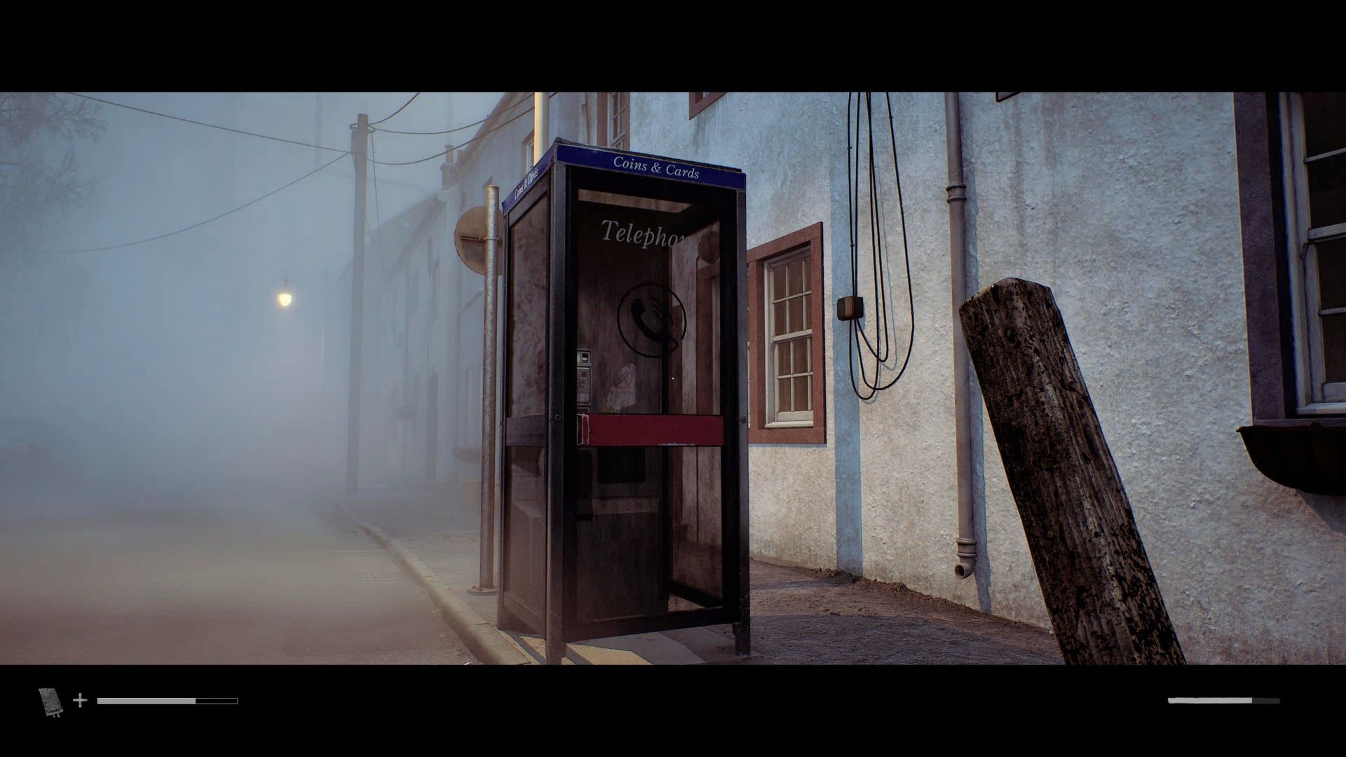 A telephone box in Silent Hill: Townfall