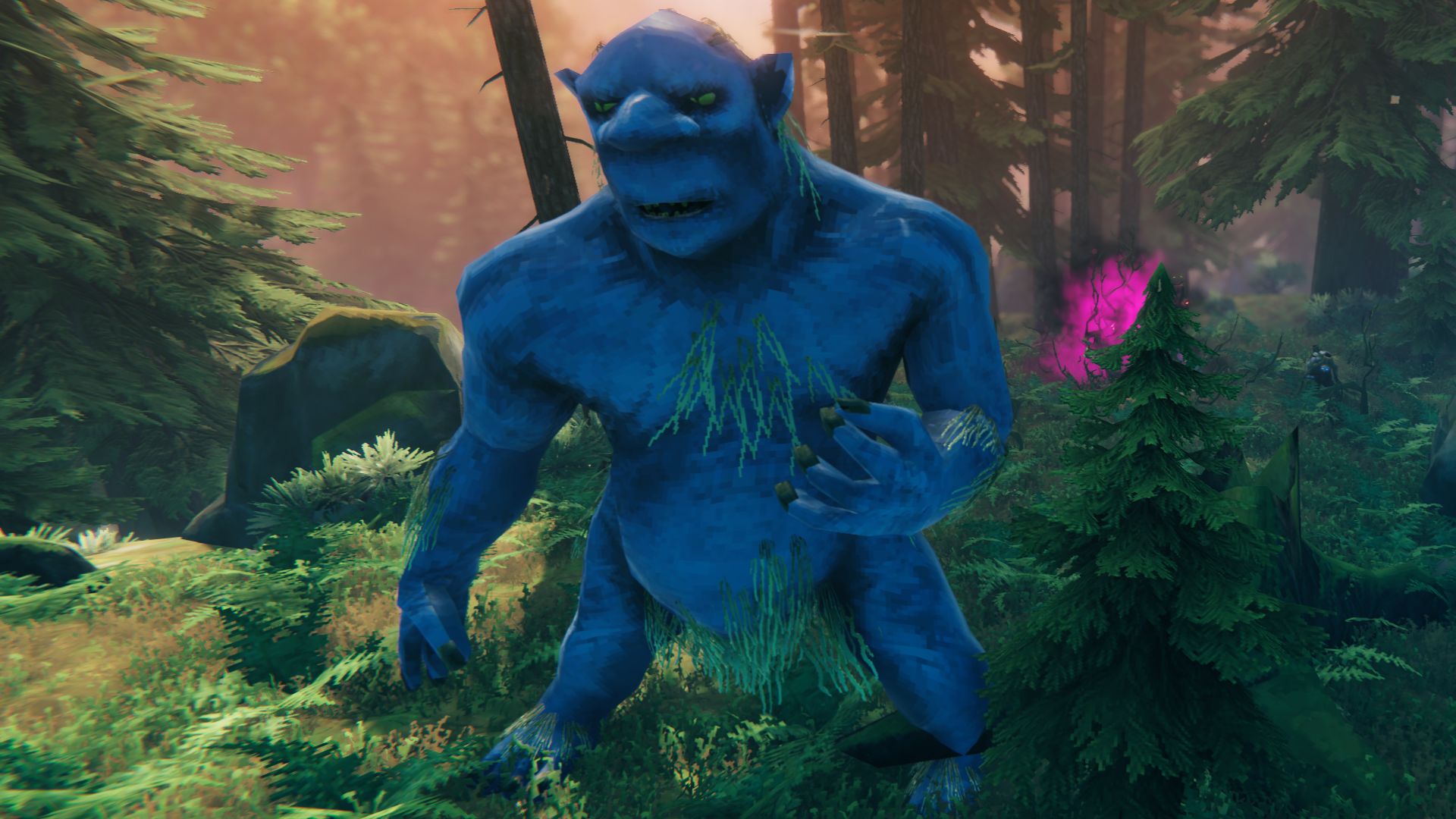 Valheim - a Troll in the Black Forest