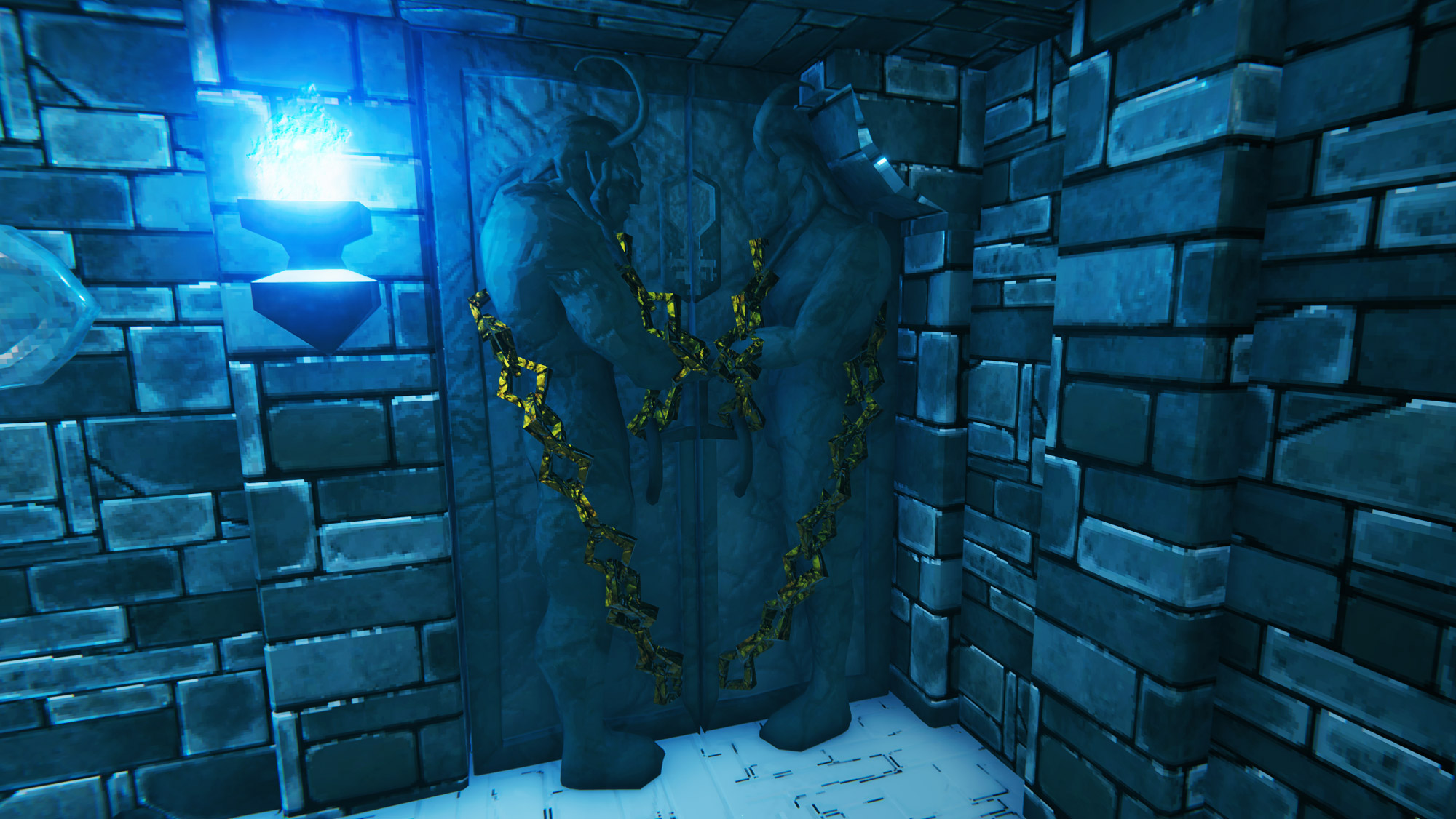 Valheim - Deep North dungeon entrance to Morkhalla