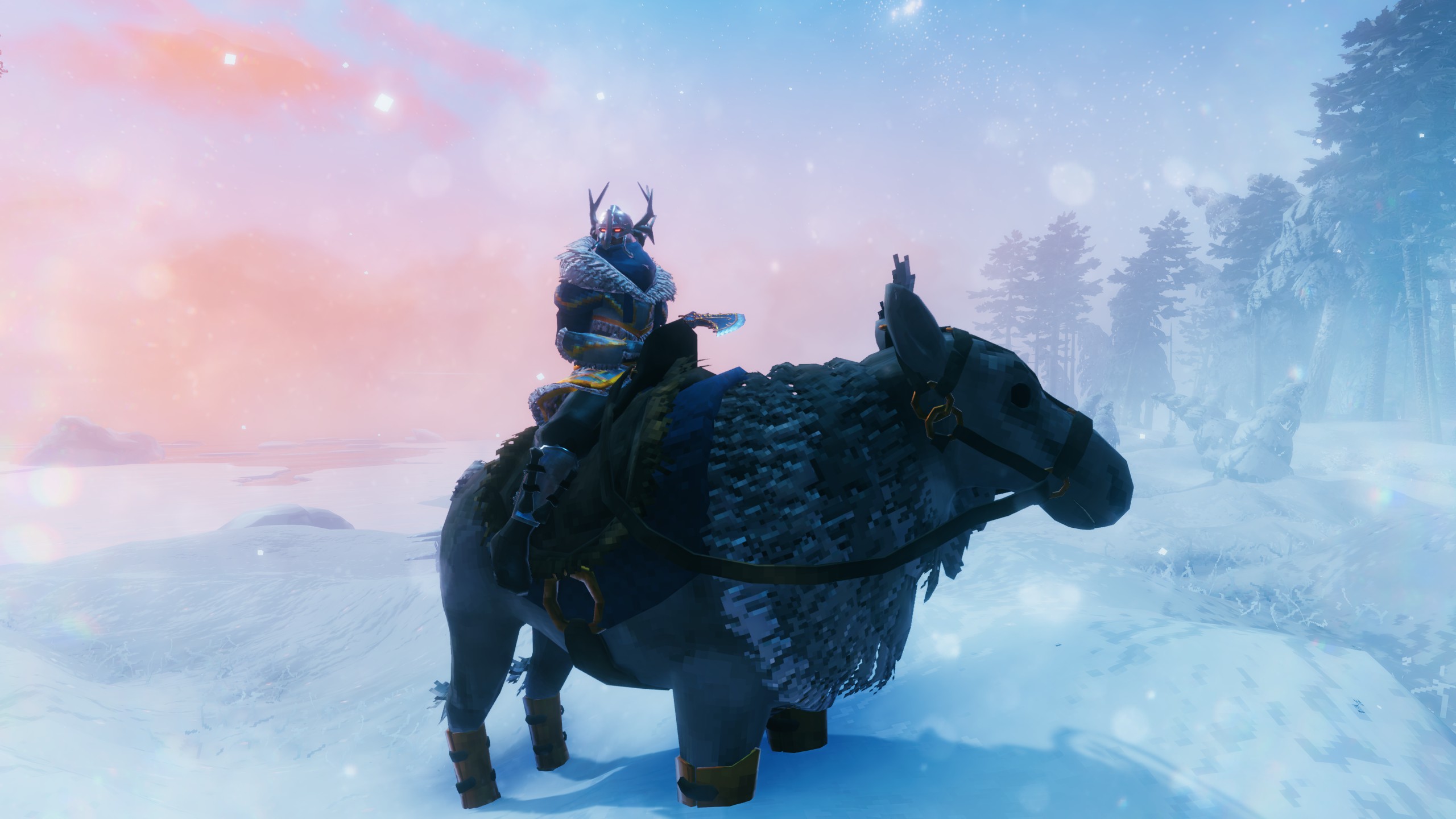Viking riding moose