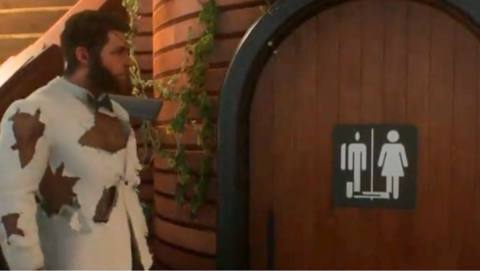 Wolverine developer Insomniac denies using generative AI after fans spot strange restroom sign