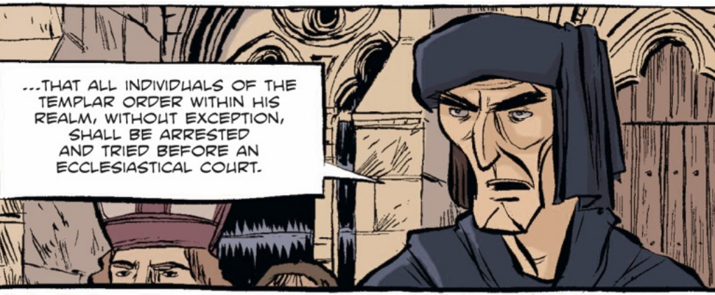 A snippet from The Making of Templar, Jordan Mechner's graphic novel