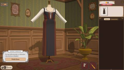 A surprisingly in-depth dressmaking simulator has the cosy gamers in a chokehold