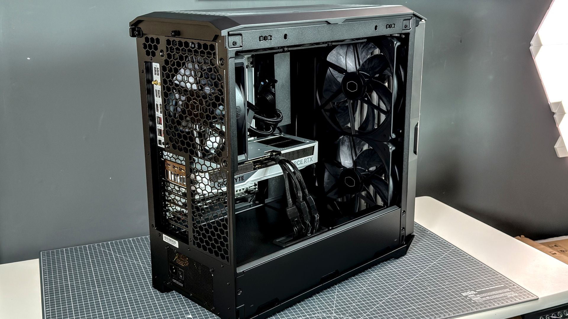 A Cooler Master HAF II 500 case as I build a PC into it.