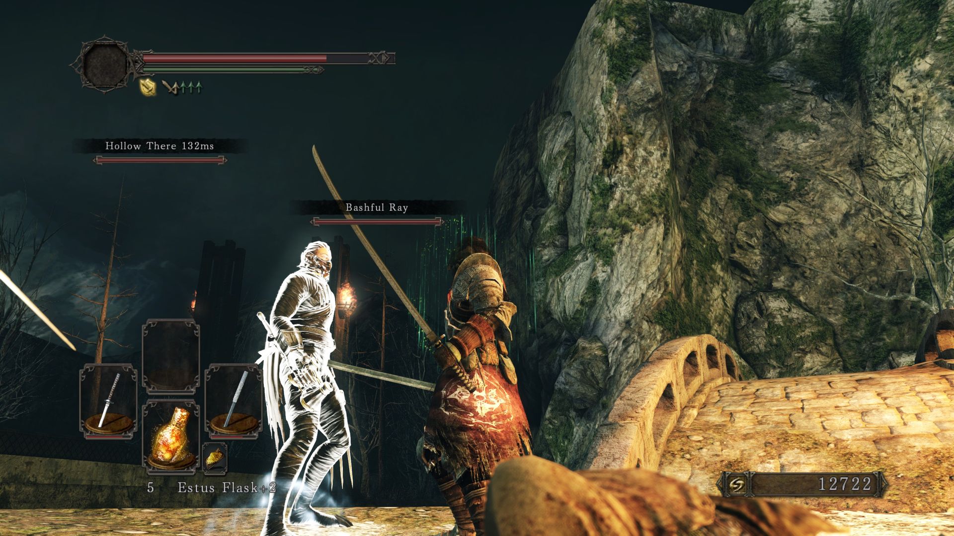 DS2 Seamless co-op player approaching Bashful Ray
