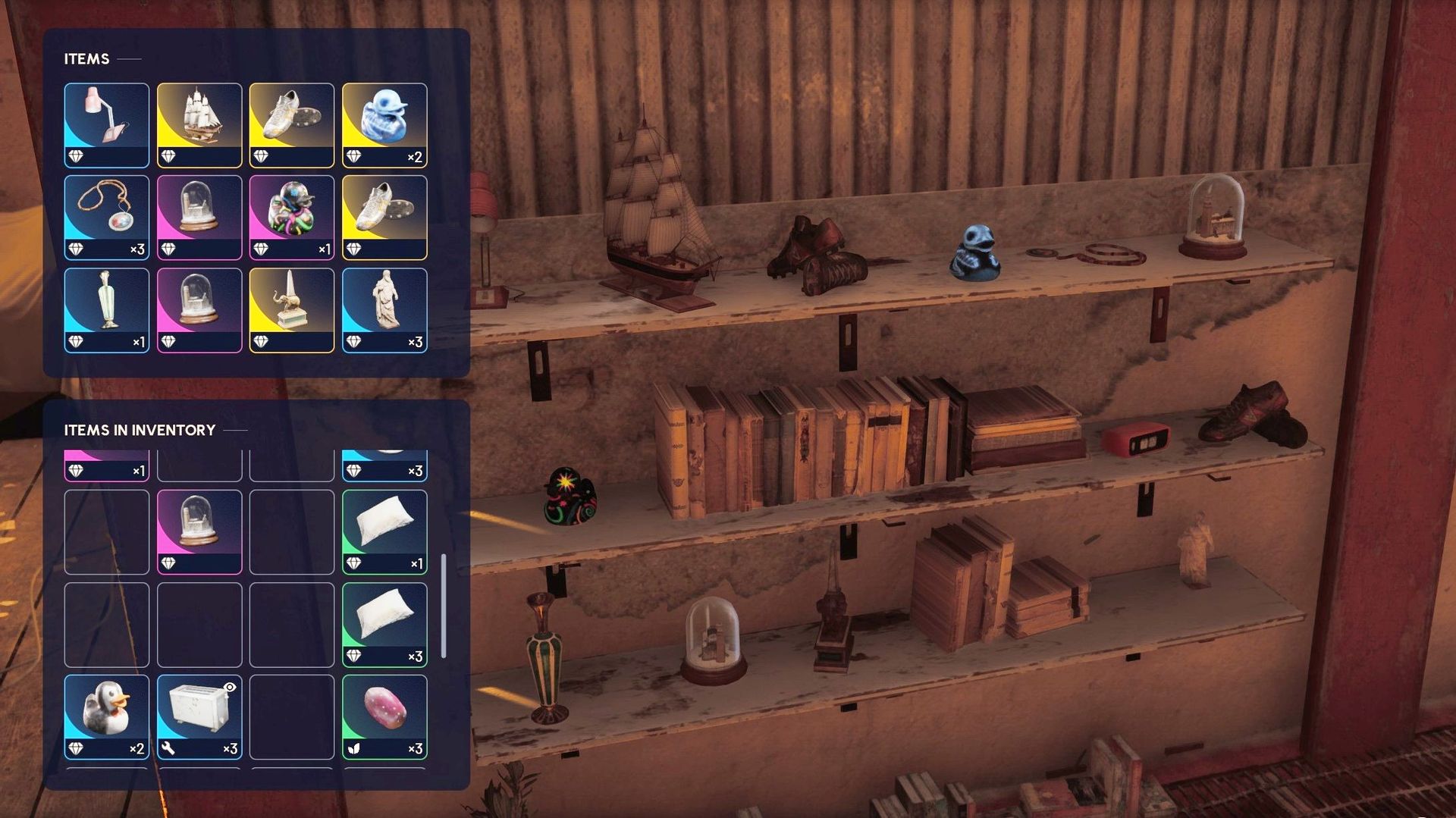 Arc Raiders furniture - Placinng items