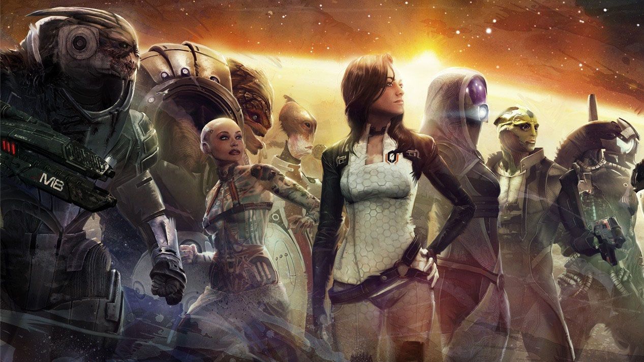Mass Effect cast artwork