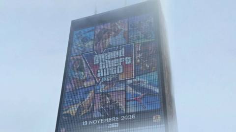 Massive GTA 6 Banner In Paris Censors All Of The Guns