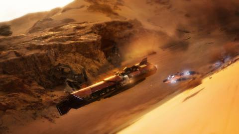 Star Wars: Galactic Racer was prototyped in the most unexpected way: as a board game covered in Post-It notes
